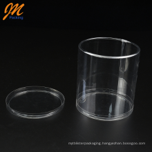 Transparent plastic tube container For candy packaging